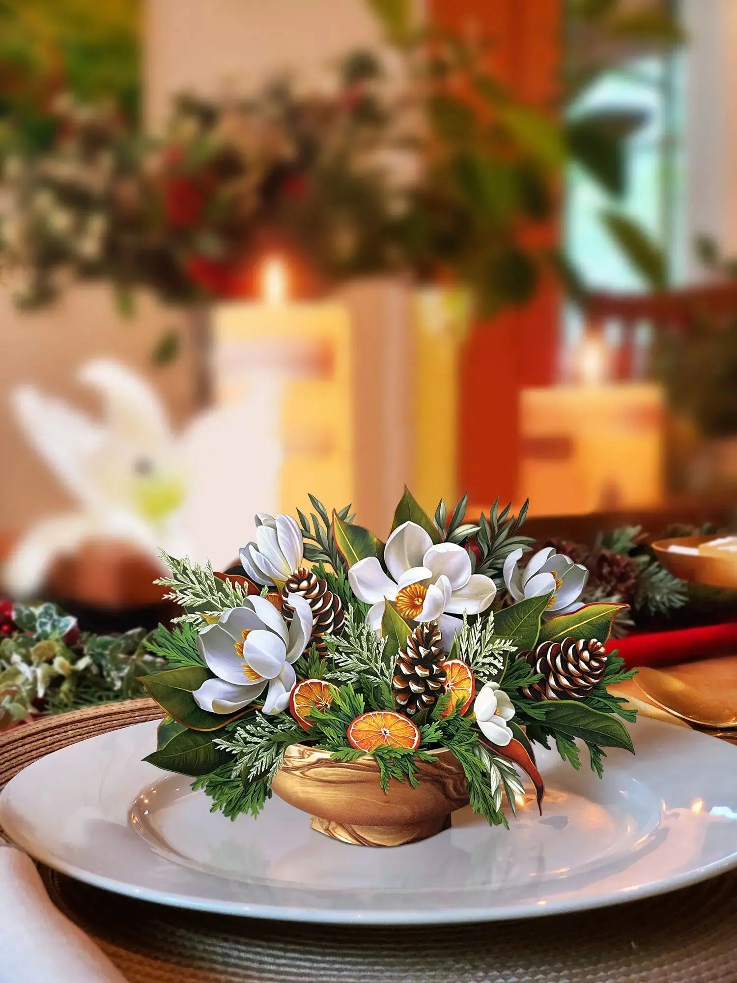 Mini Winter Magnolia FreshCut Paper