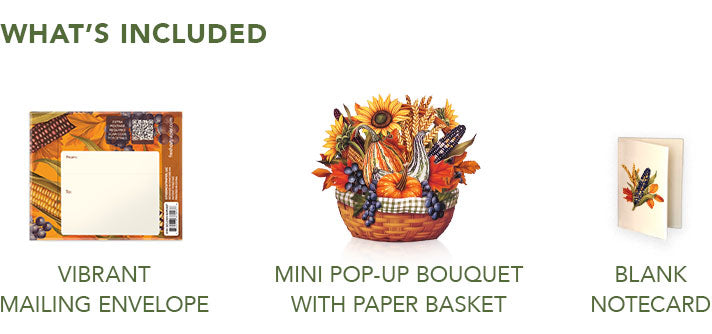 Mini Golden Harvest Pop-Up Card