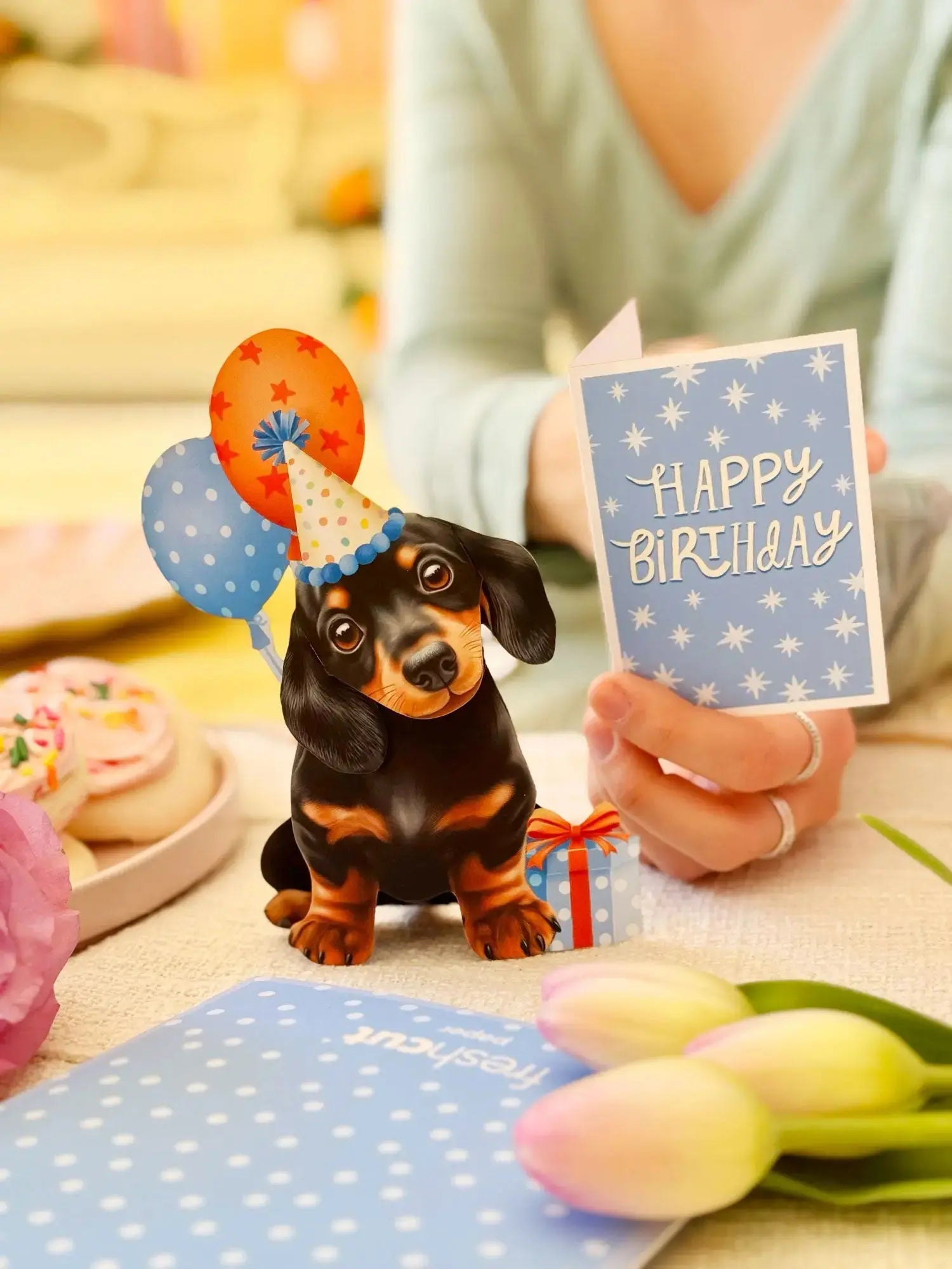 Mini Birthday Puppy FreshCut Paper