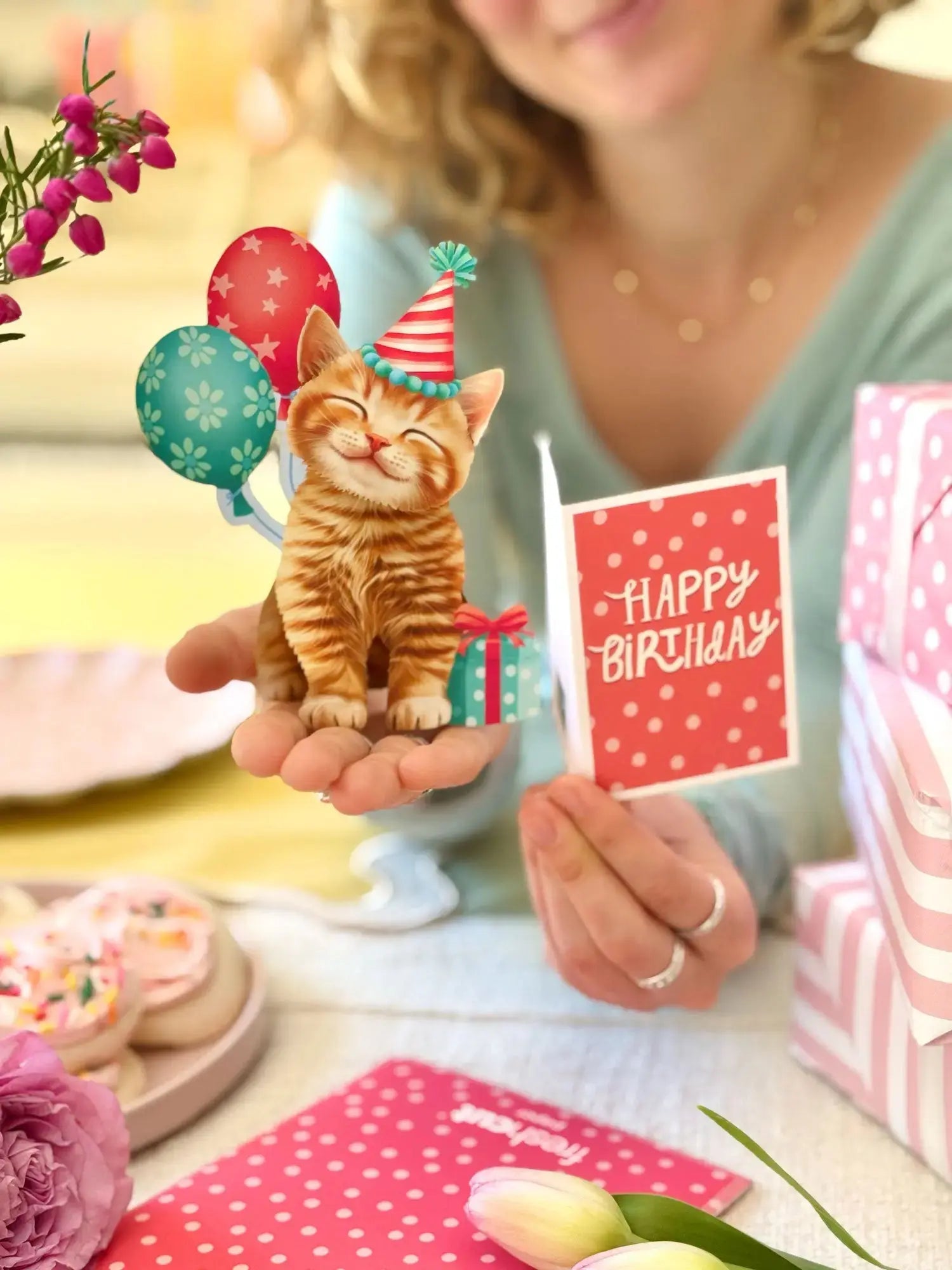 Mini Birthday Kitten FreshCut Paper