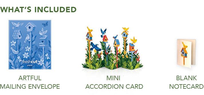 Mini Birdhouse Garden