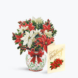 Mini Festive Poinsettias