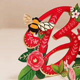 Valentine's Day Wishes Accordion Card