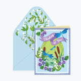 Thinking of You Dragonflies Layered Card