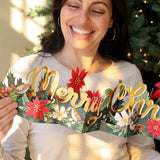 Christmas Wishes Accordion Card