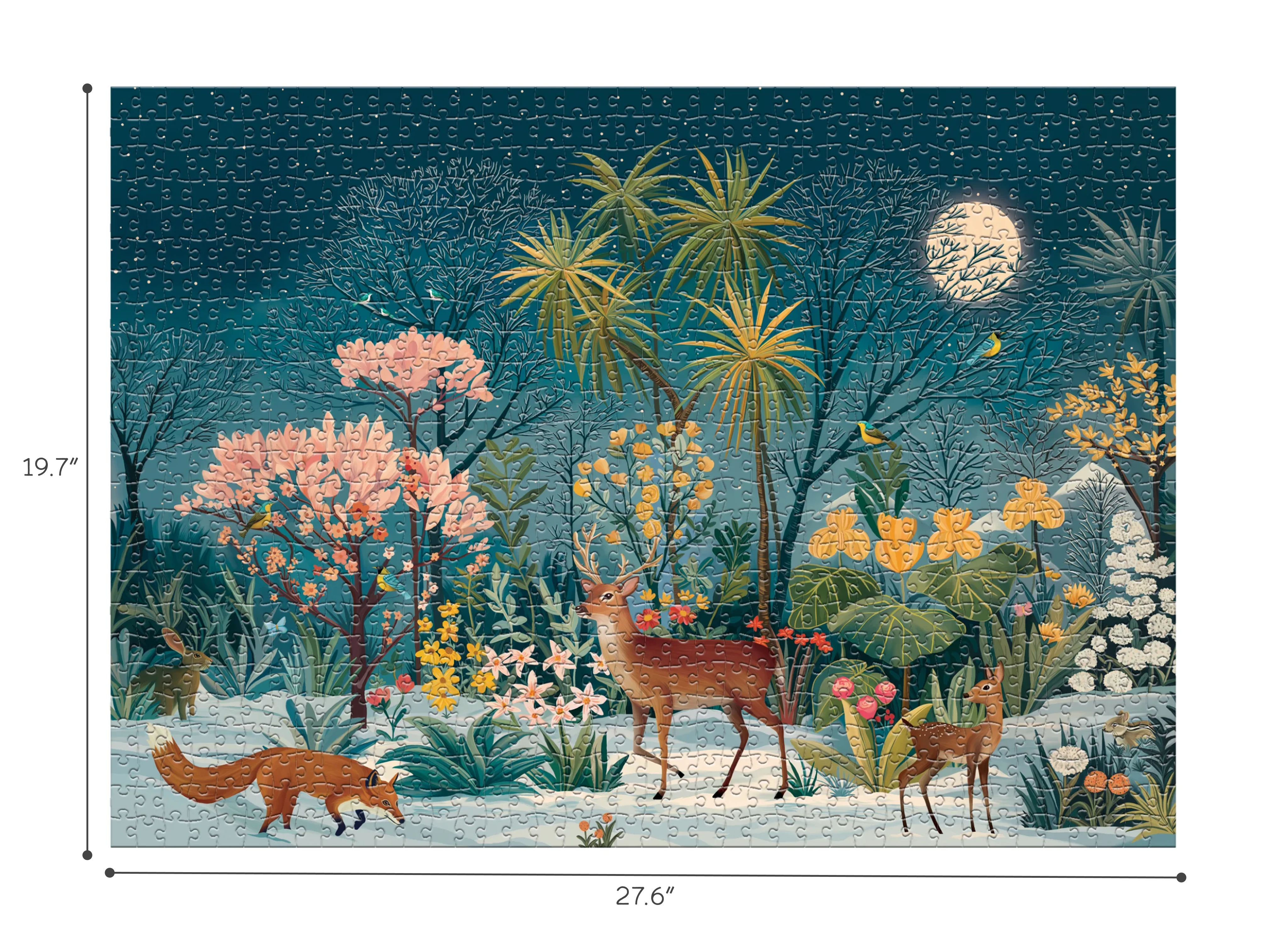 Winter in Paradise Advent Puzzle | Holiday Keepsake by FreshCut Paper