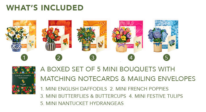 Garden Favorites Boxed Set of 5