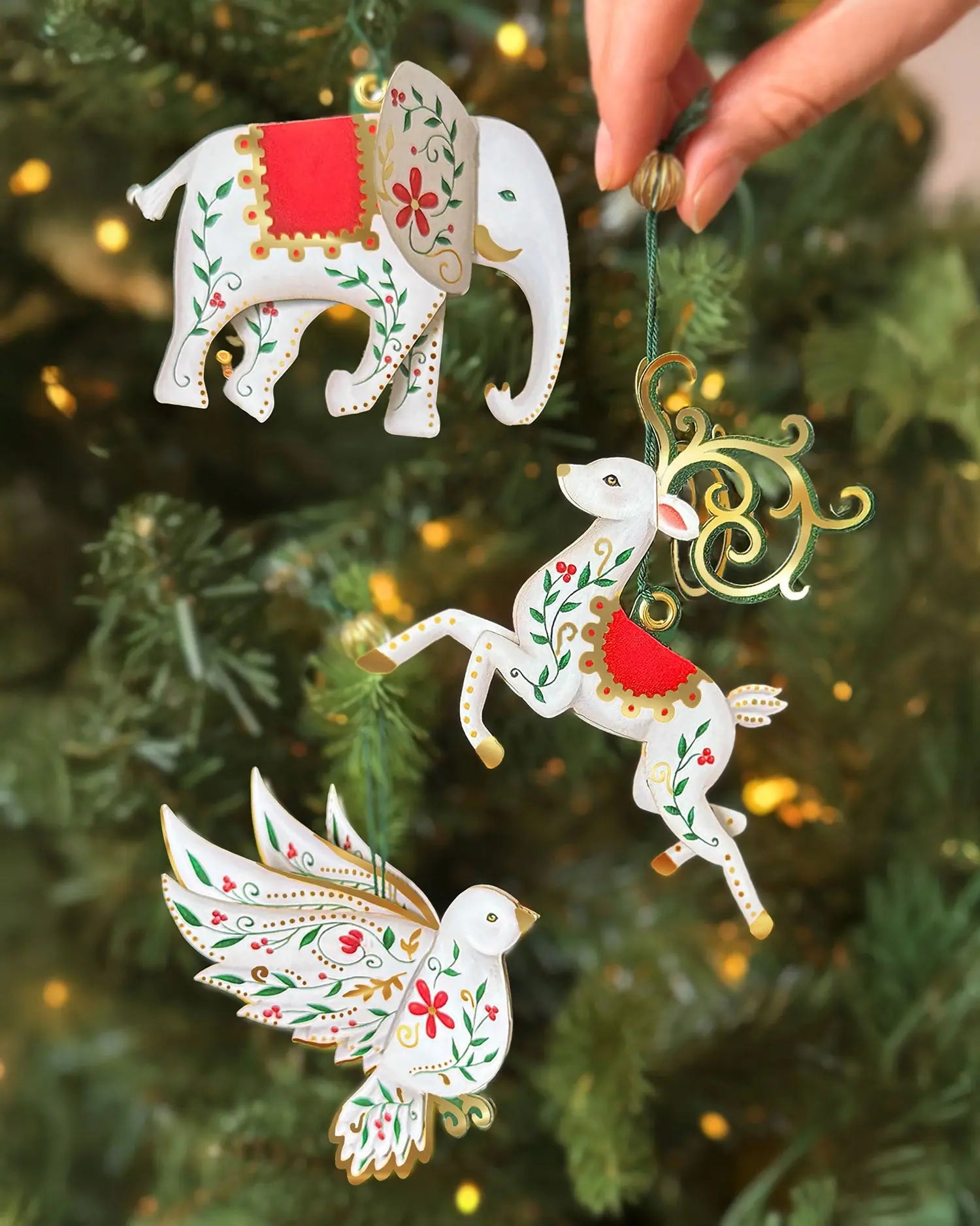 12 Days of Enchanted Forest Ornaments Freshcut Paper