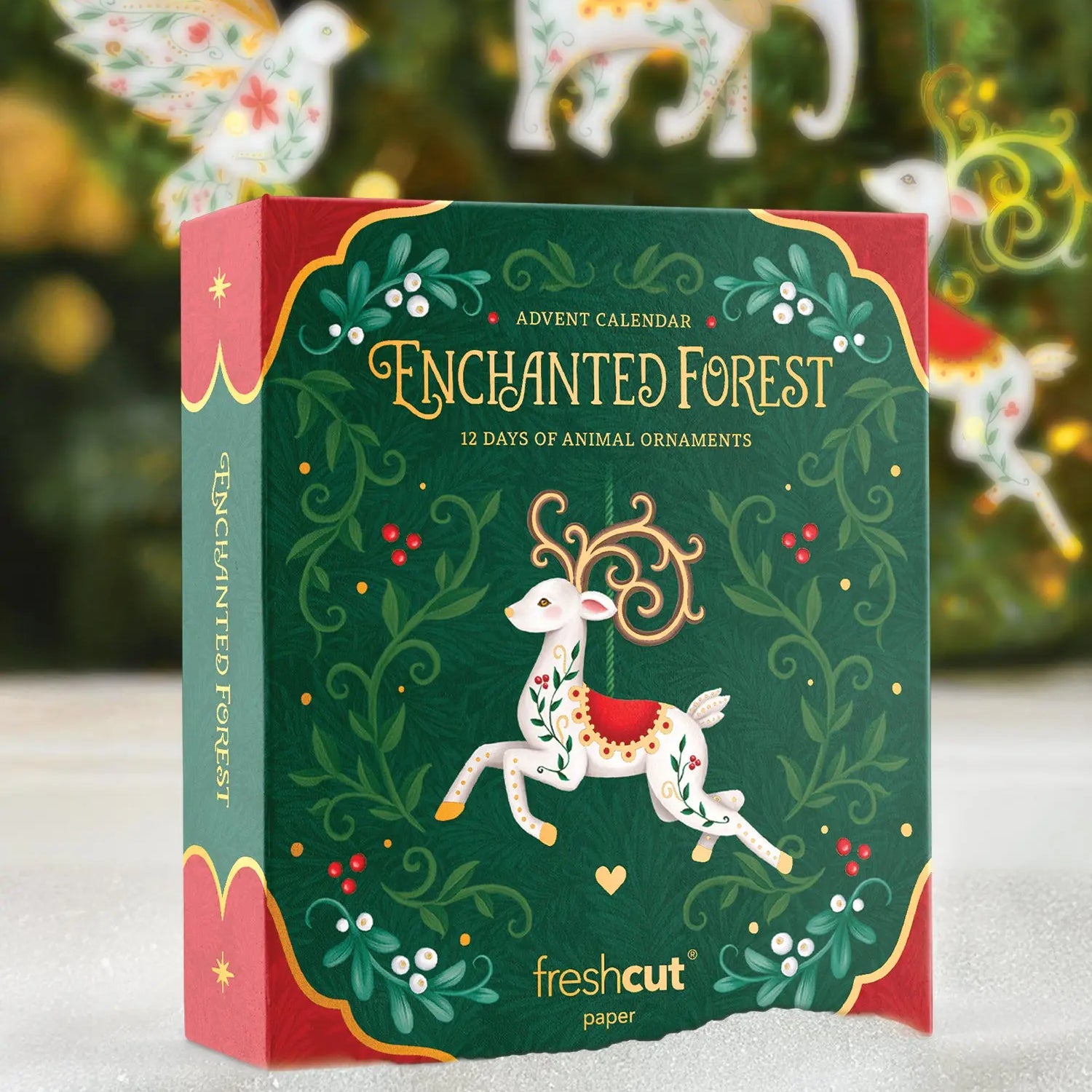 12 Days of Enchanted Forest Ornaments Freshcut Paper