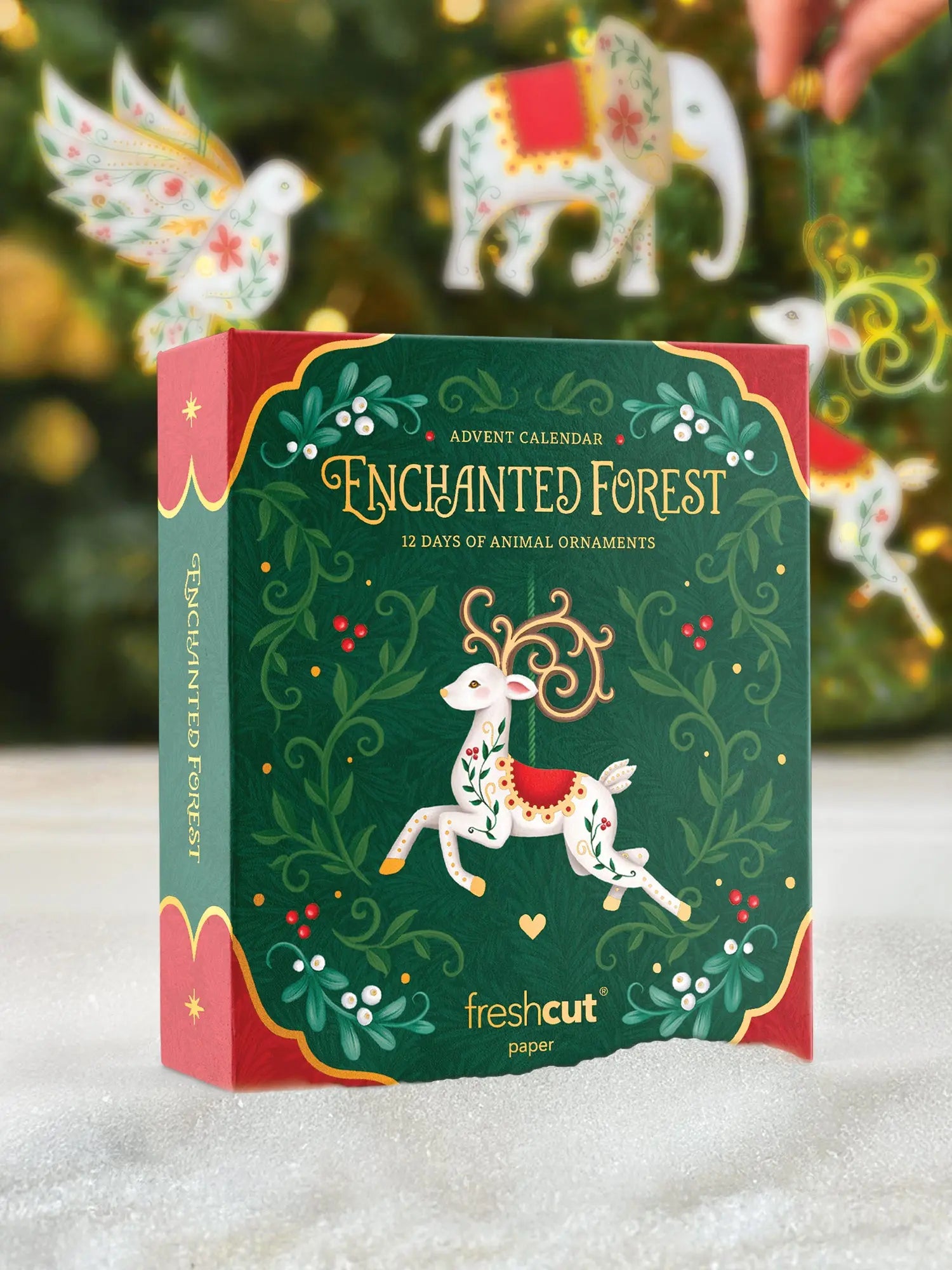 12 Days of Enchanted Forest Ornaments Freshcut Paper