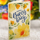 Birthday Grande Sorbet Roses FreshCut Paper