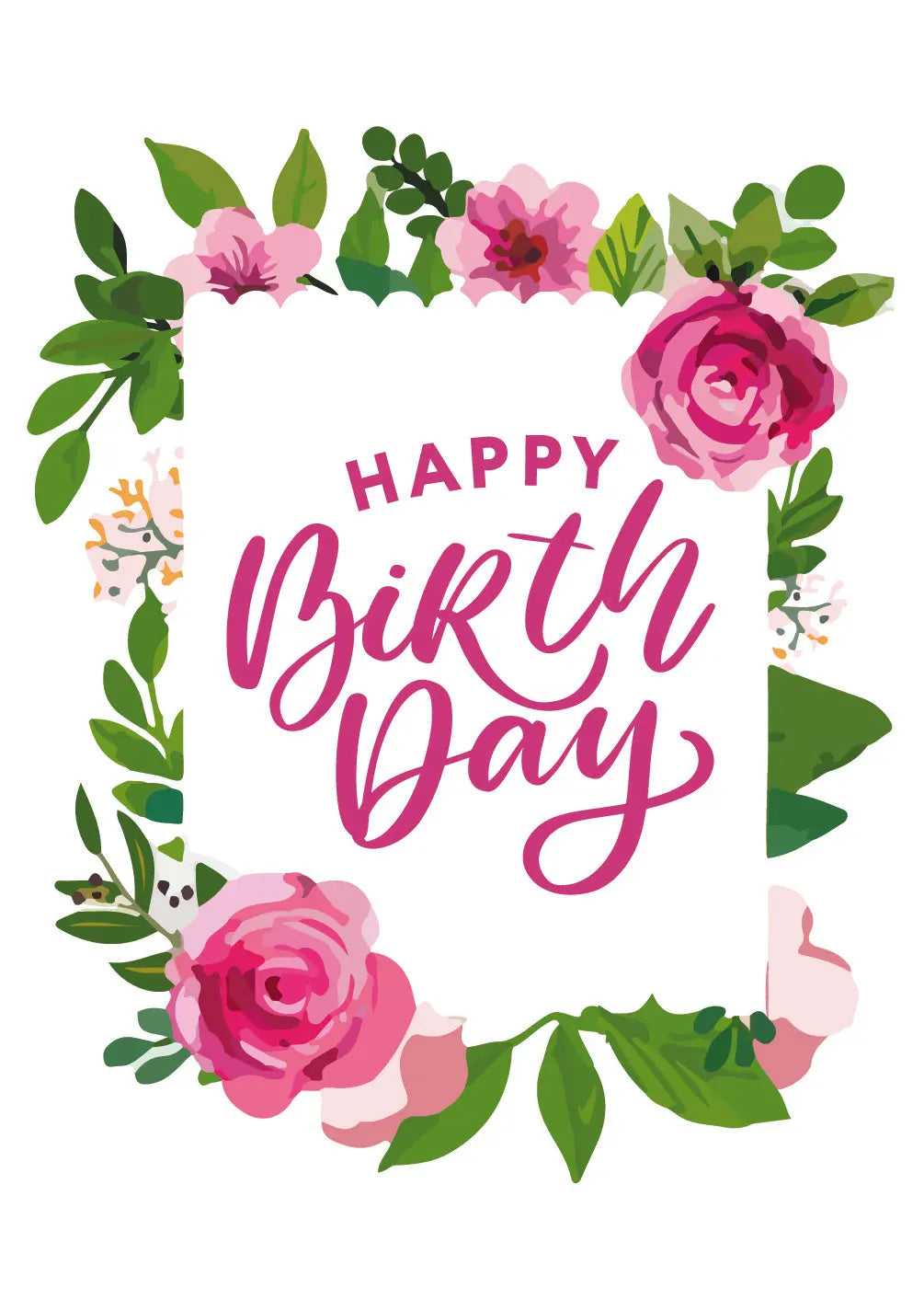 Birthday Grande Peony Paradise Card Freshcut Paper