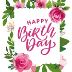 Birthday Grande Peony Paradise Card Freshcut Paper