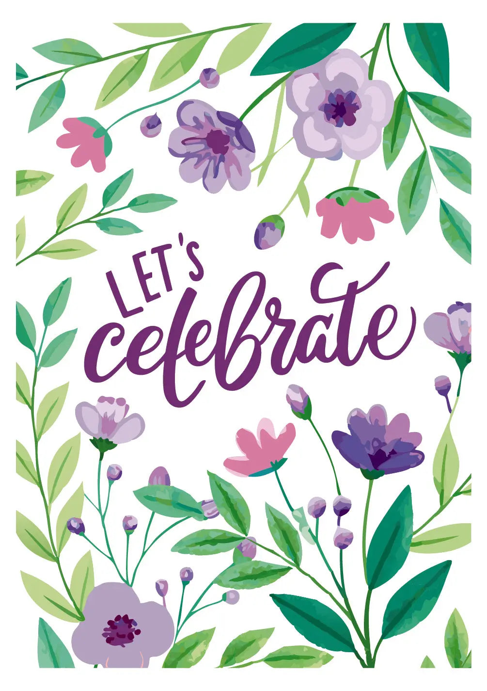 Birthday Grande Garden Lilacs Card Freshcut Paper