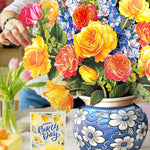 Birthday Grande Sorbet Roses FreshCut Paper
