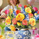 Birthday Grande Sorbet Roses FreshCut Paper