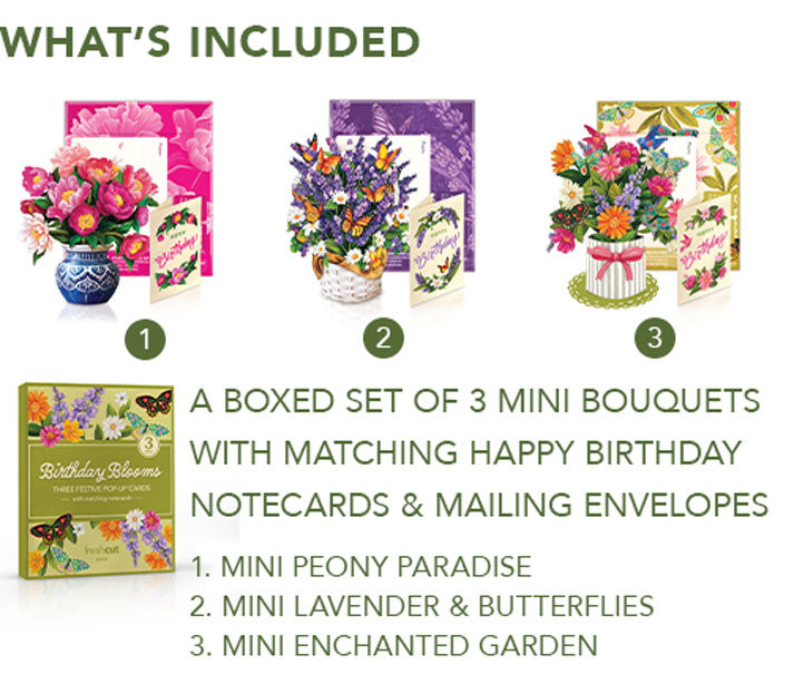 Birthday Blooms Trio