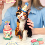 Birthday Calico Cat Pop-Up Card FreshCut Paper