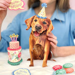 Birthday Golden Retriever Pop-Up Card FreshCut Paper