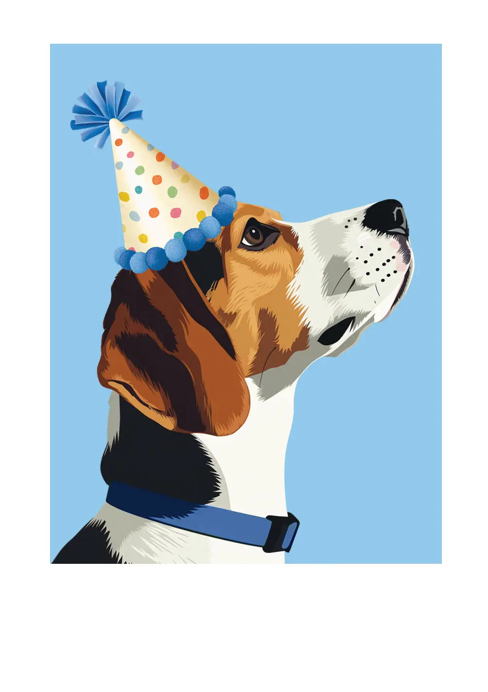 Birthday Beagle Card Freshcut Paper