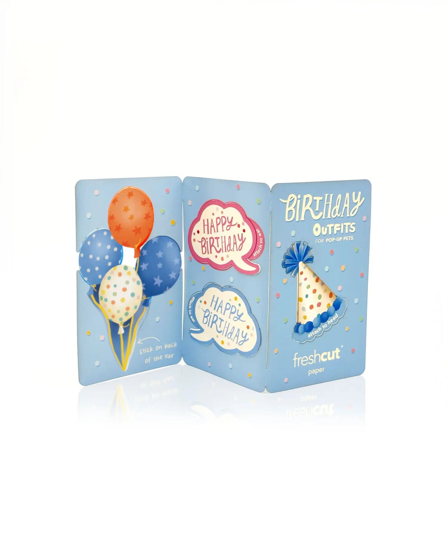 Birthday Pop-Up Pet Accessories Freshcut Paper