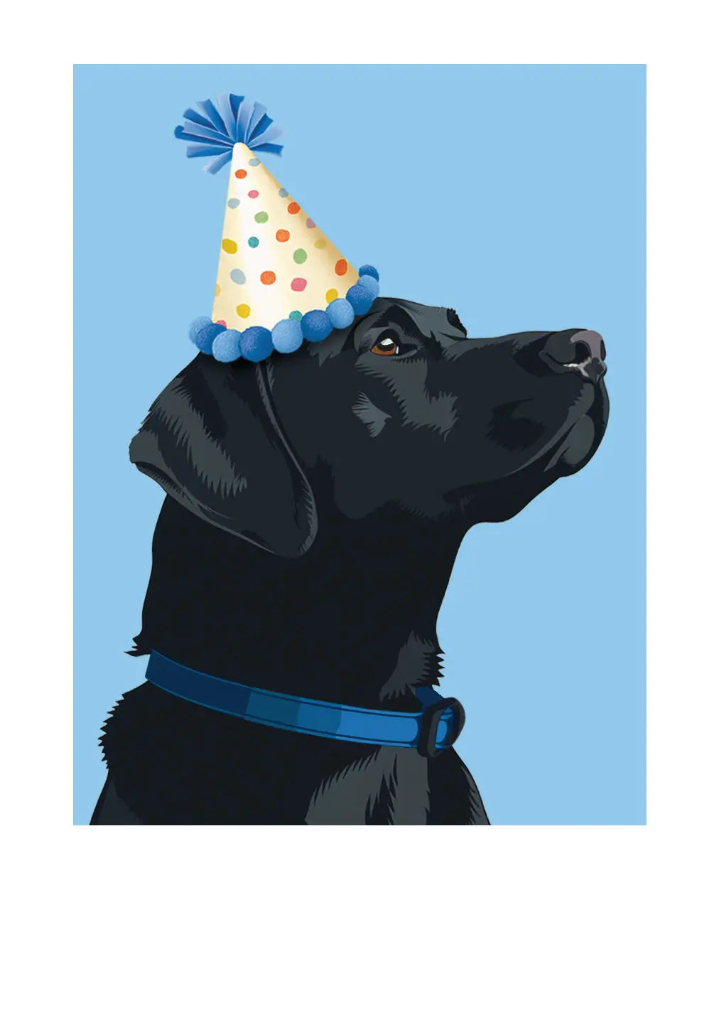 Birthday Black Lab Card Freshcut Paper