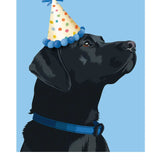 Birthday Black Lab Card Freshcut Paper