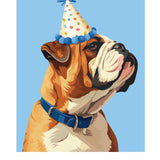 Birthday Bulldog Card Freshcut Paper