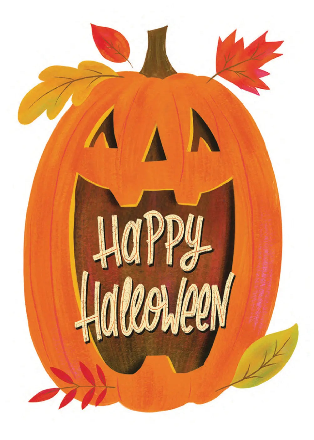 Jack-o'-Lantern Card - FreshCut Paper