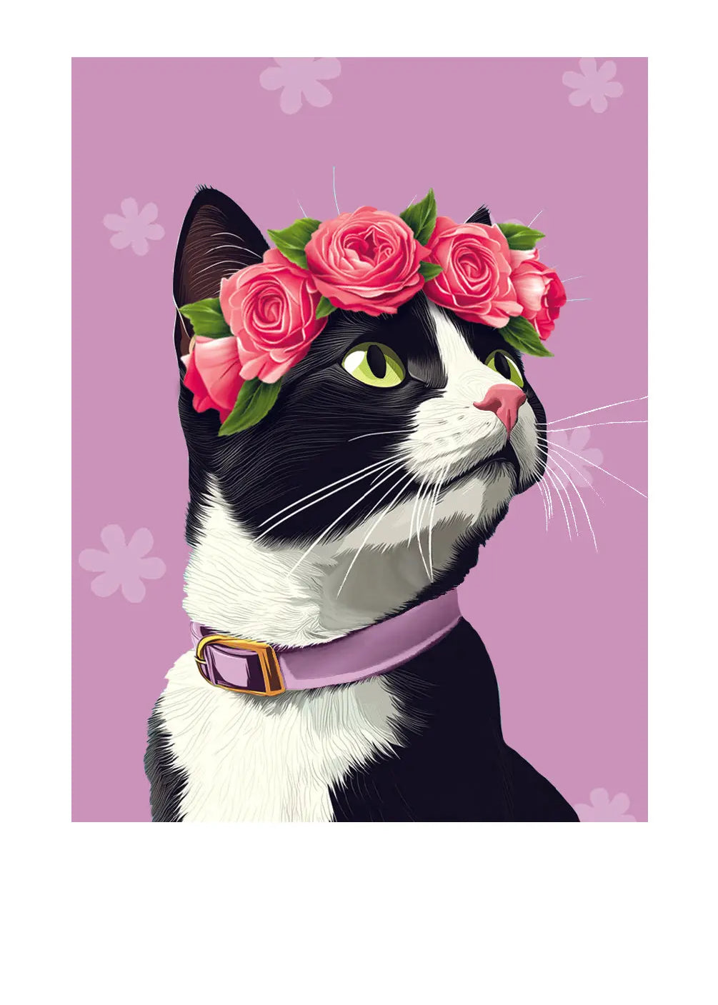 Mother's Day Tuxedo Cat Card - FreshCut Paper