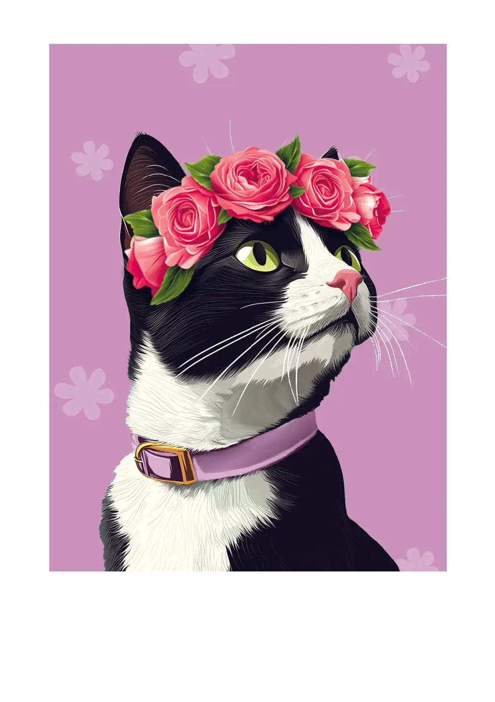 Mother's Day Tuxedo Cat Card - FreshCut Paper