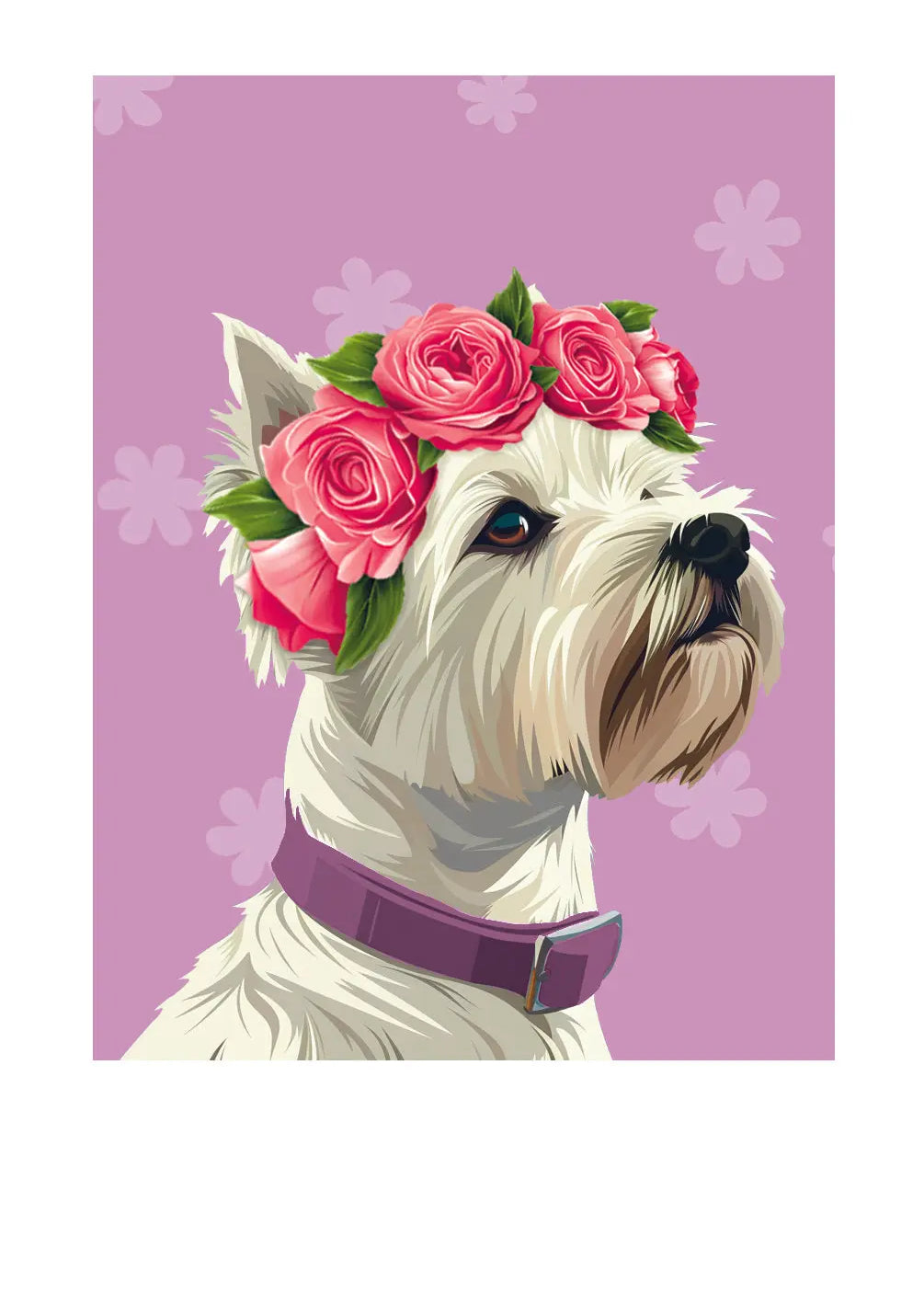 Mother's Day Westie Card - FreshCut Paper