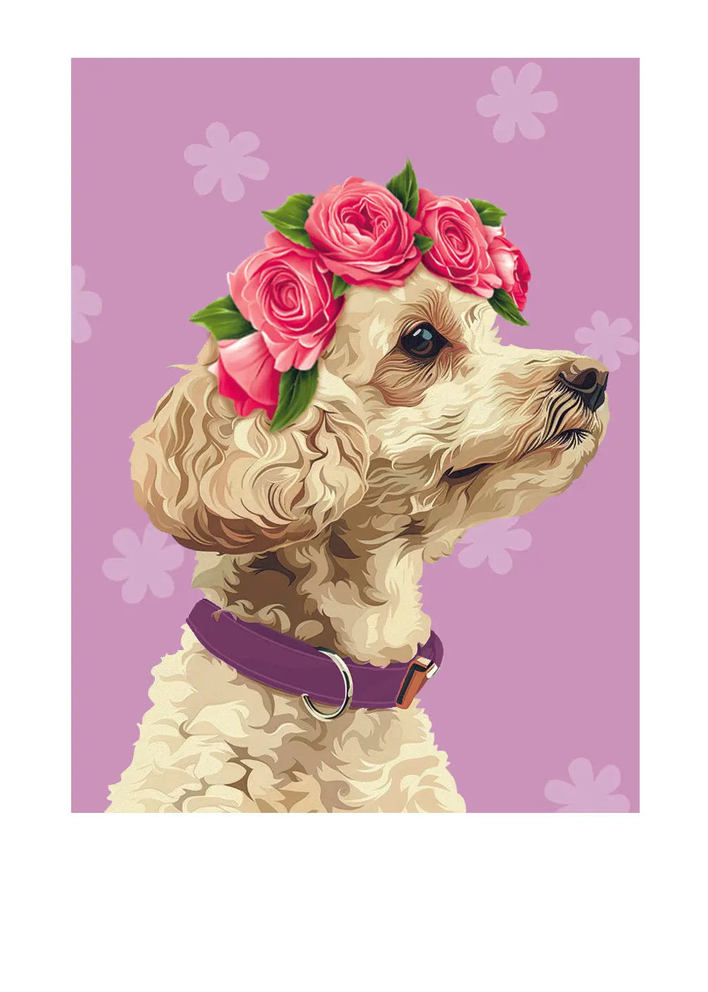 Mother's Day Poodle Card - FreshCut Paper