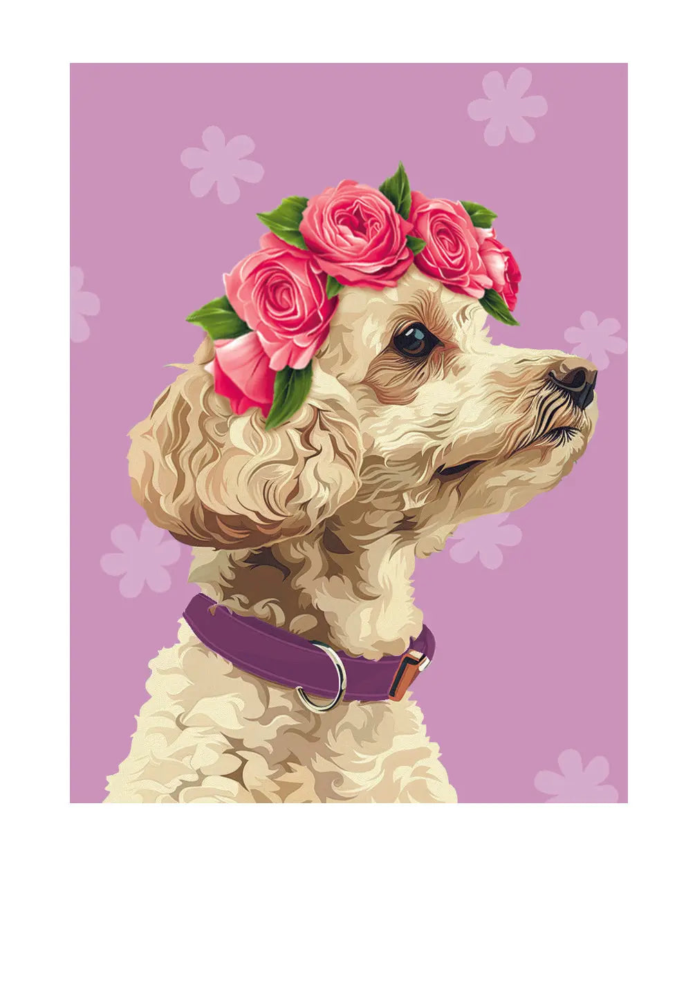 Mother's Day Poodle Card - FreshCut Paper