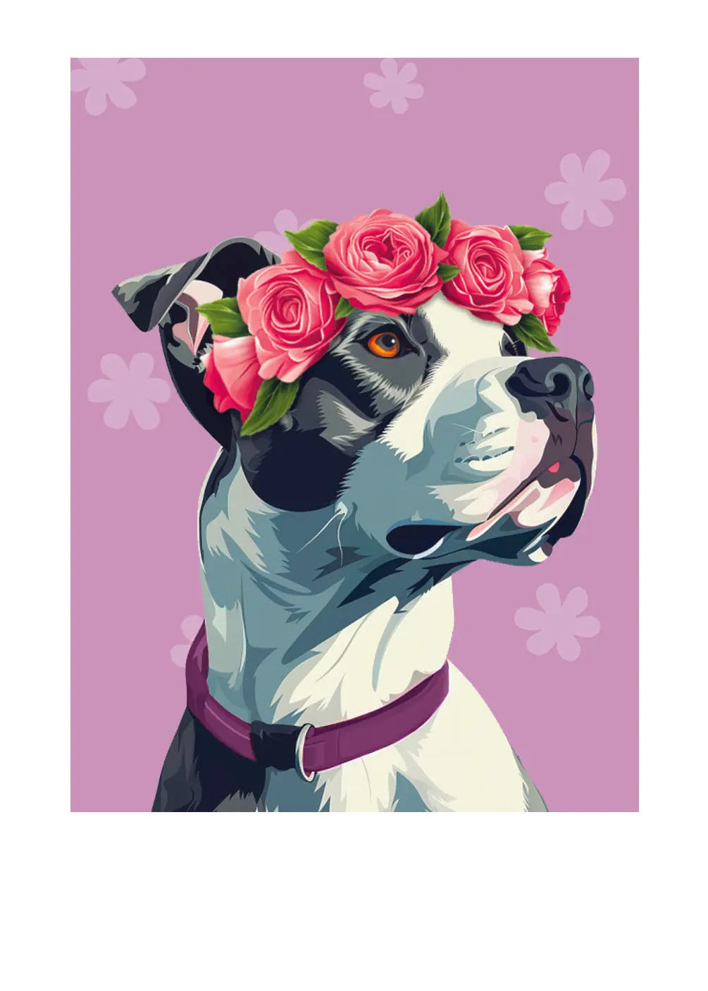 Mother's Day Pit Bull Card - FreshCut Paper