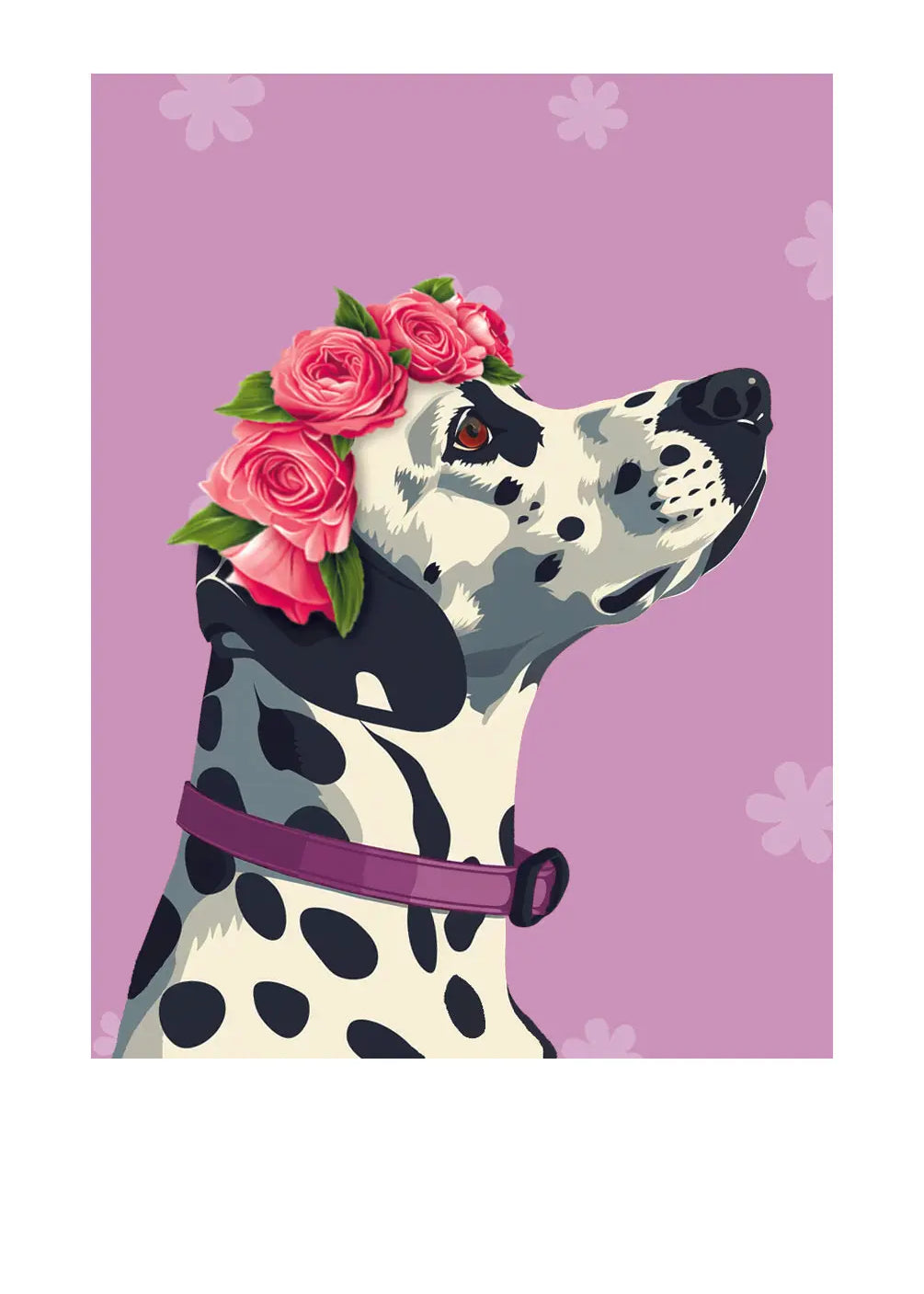 Mother's Day Dalmatian Card - FreshCut Paper