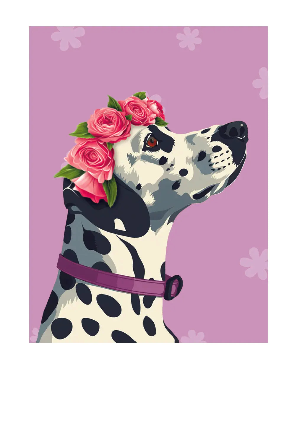 Mother's Day Dalmatian Card - FreshCut Paper