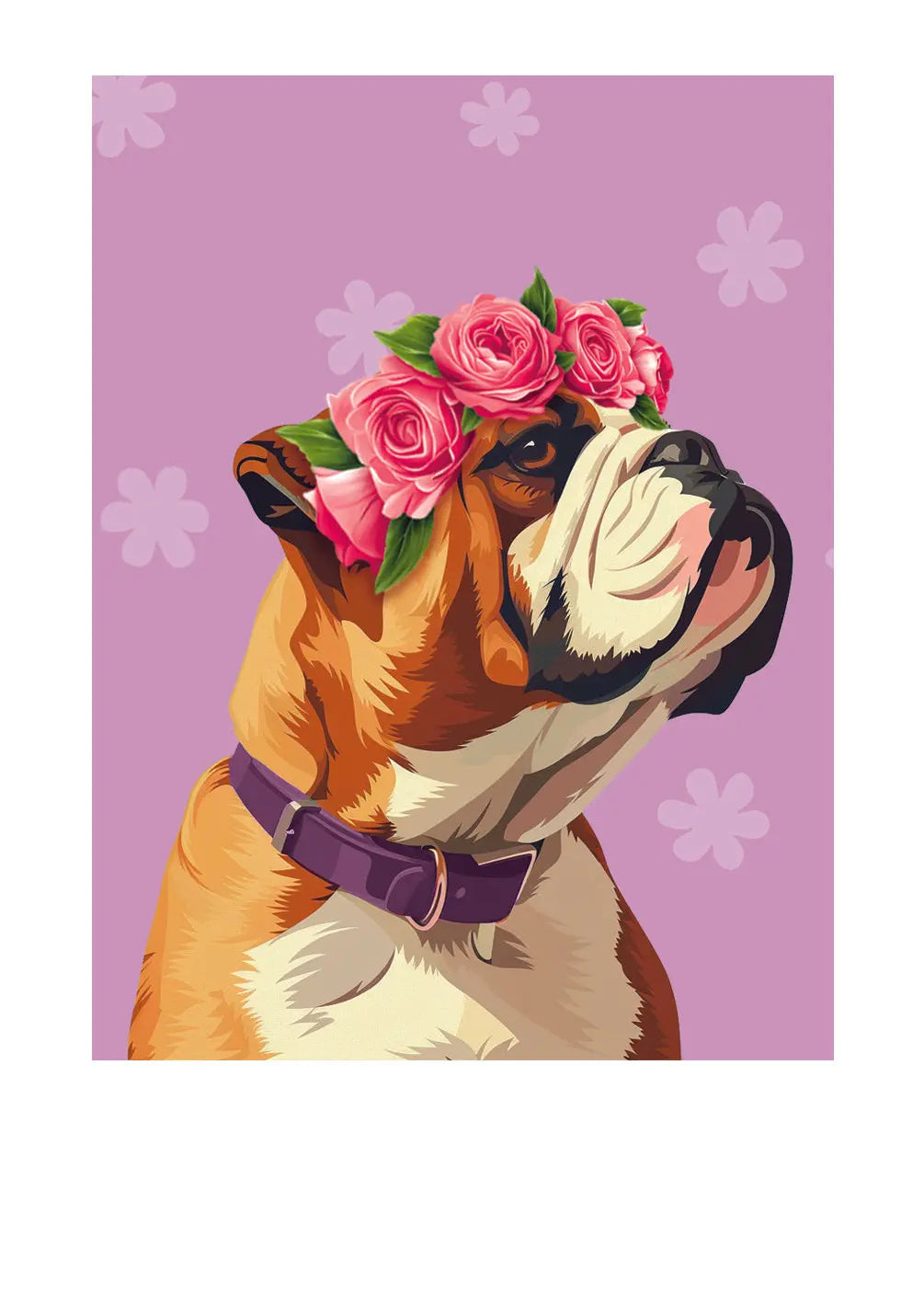Mother's Day English Bulldog Card - FreshCut Paper