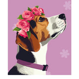 Mother's Day Beagle Card - FreshCut Paper
