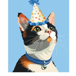 Birthday Calico Cat Card Freshcut Paper