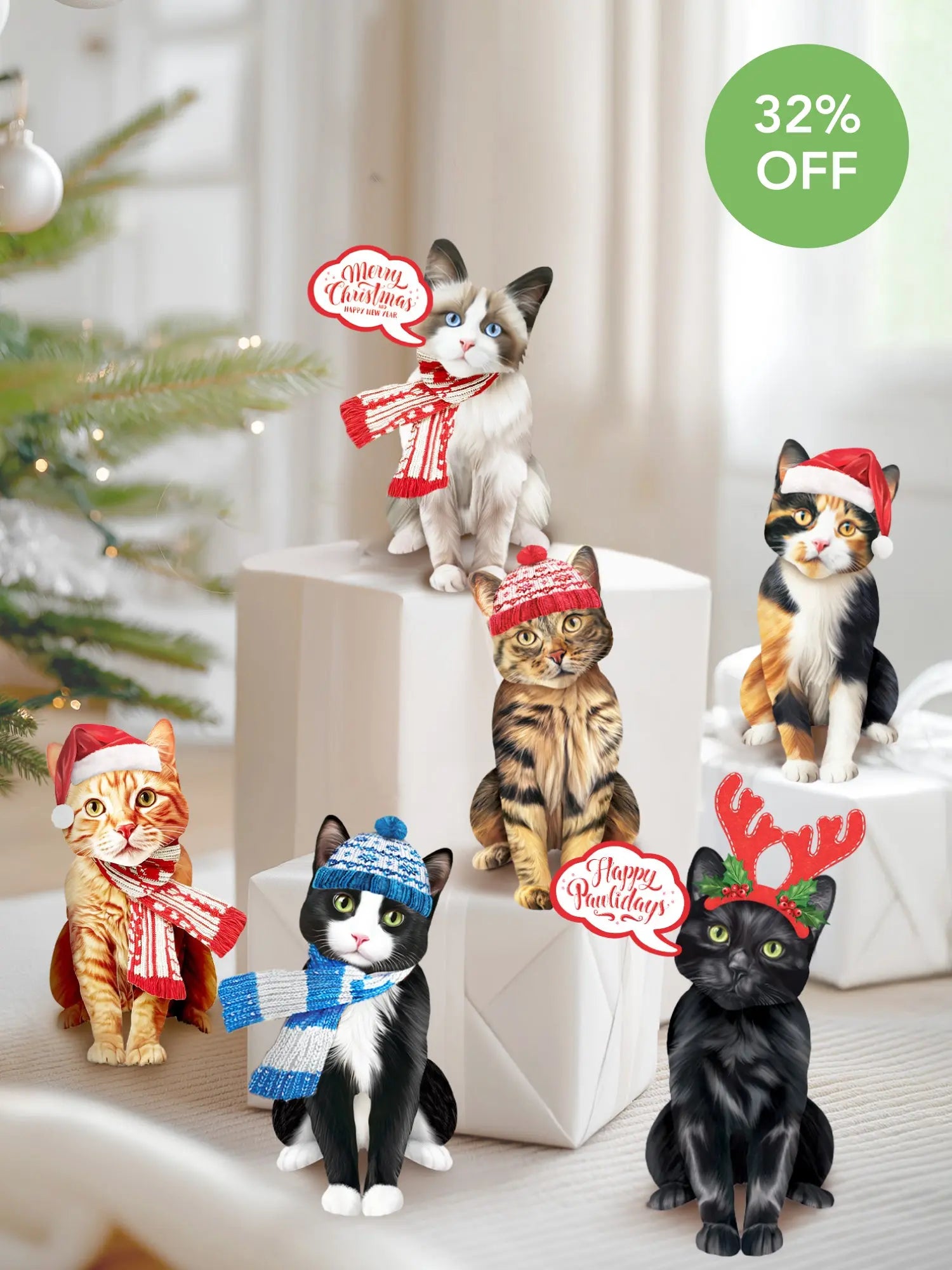 Holiday Cat Bundle FreshCut Paper