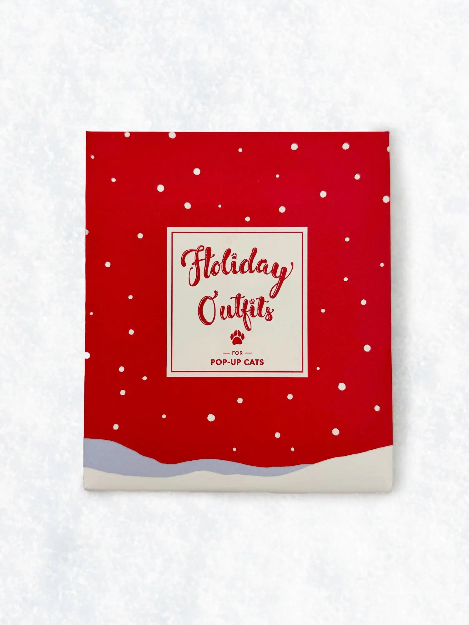 Holiday Pop-Up Cat Outfits - FreshCut Paper