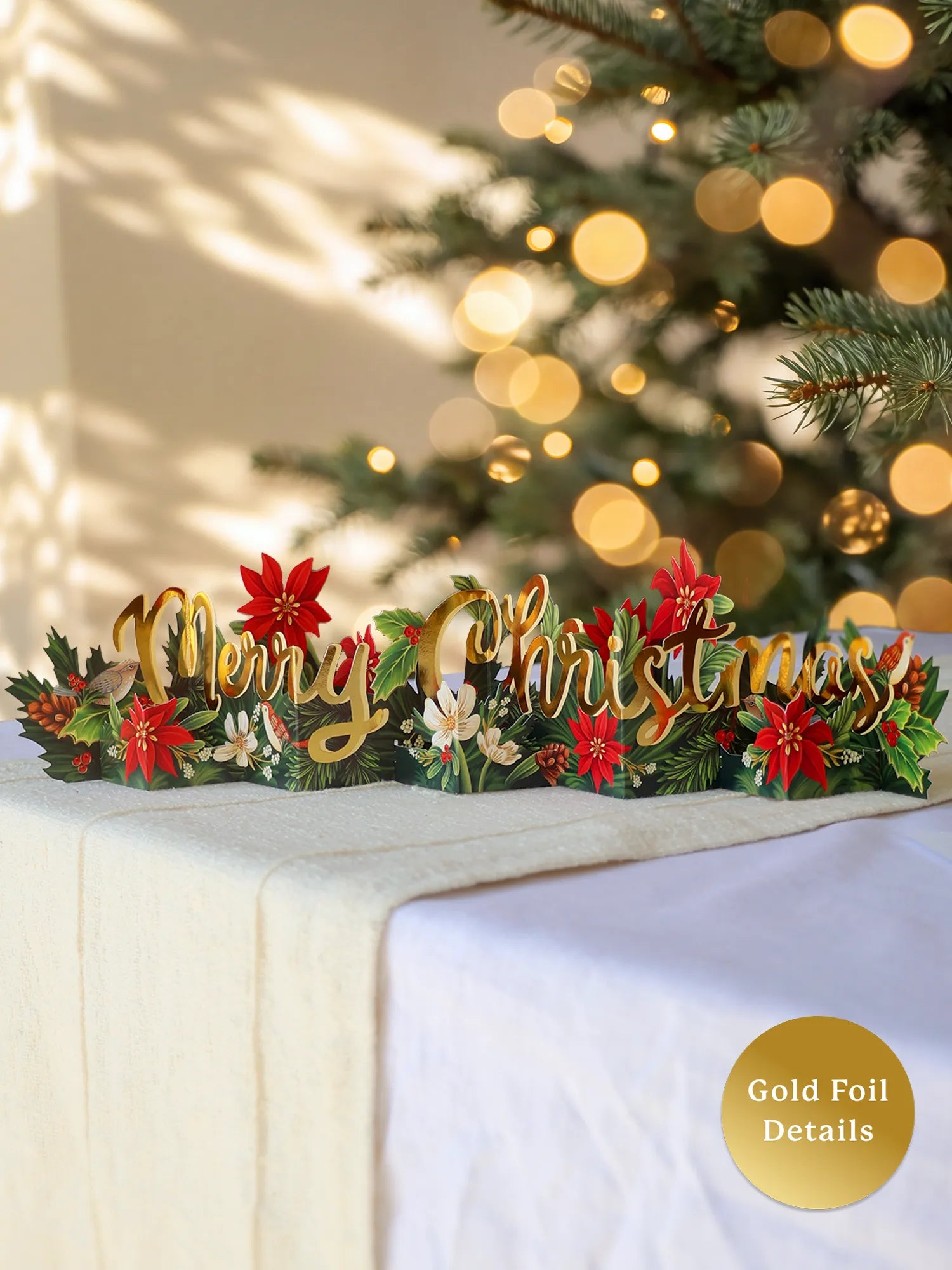 Christmas Wishes Accordion Card