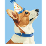 Birthday Corgi Card Freshcut Paper