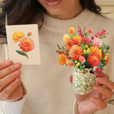 Mini Dahlia Sunrise Pop-Up Card