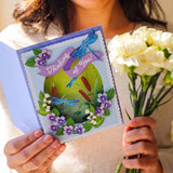Thinking of You Dragonflies Layered Card