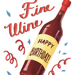 Fine Wine Birthday Card - FreshCut Paper