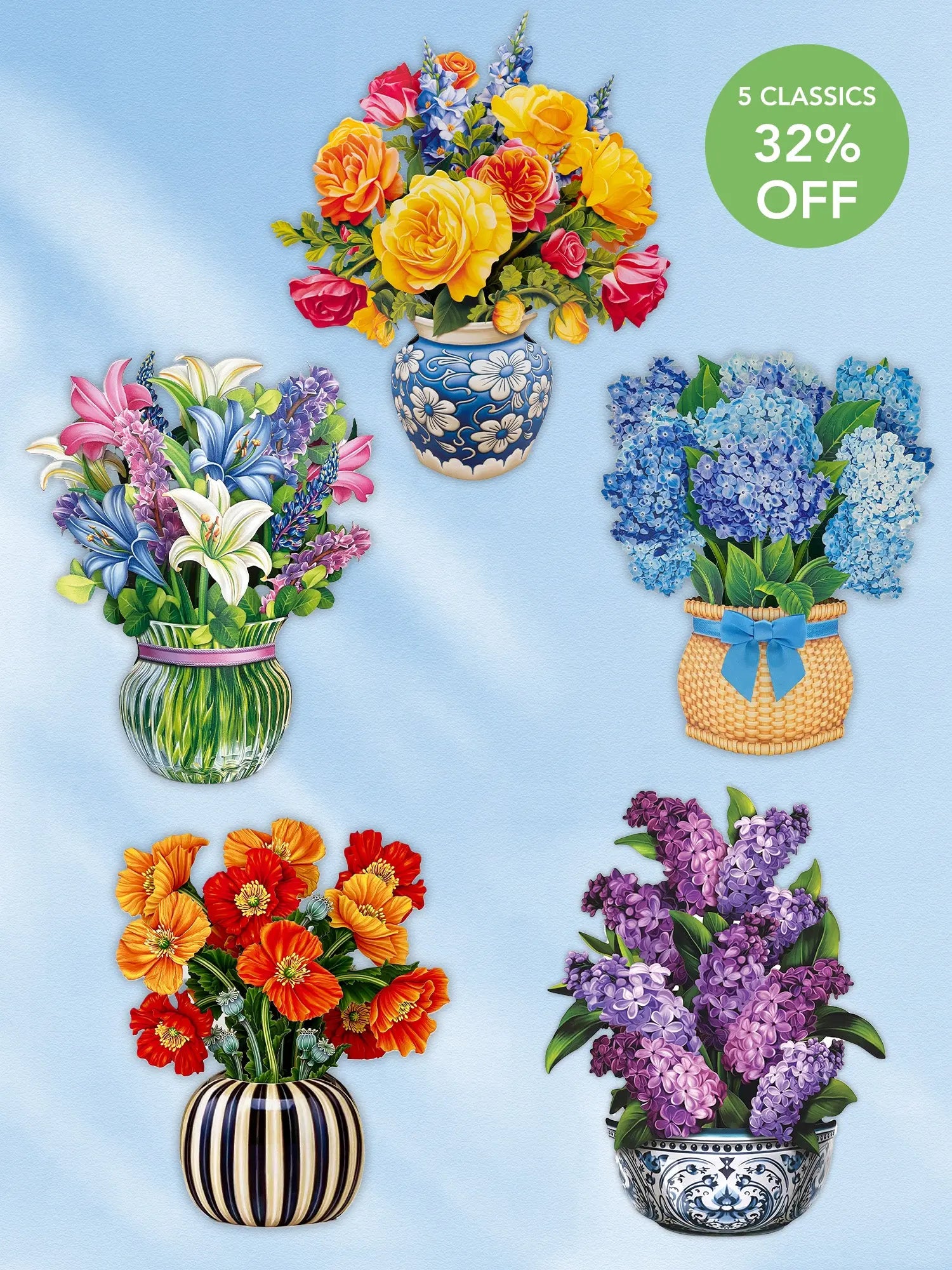 Classic Summer Blooms Bundle FreshCut Paper