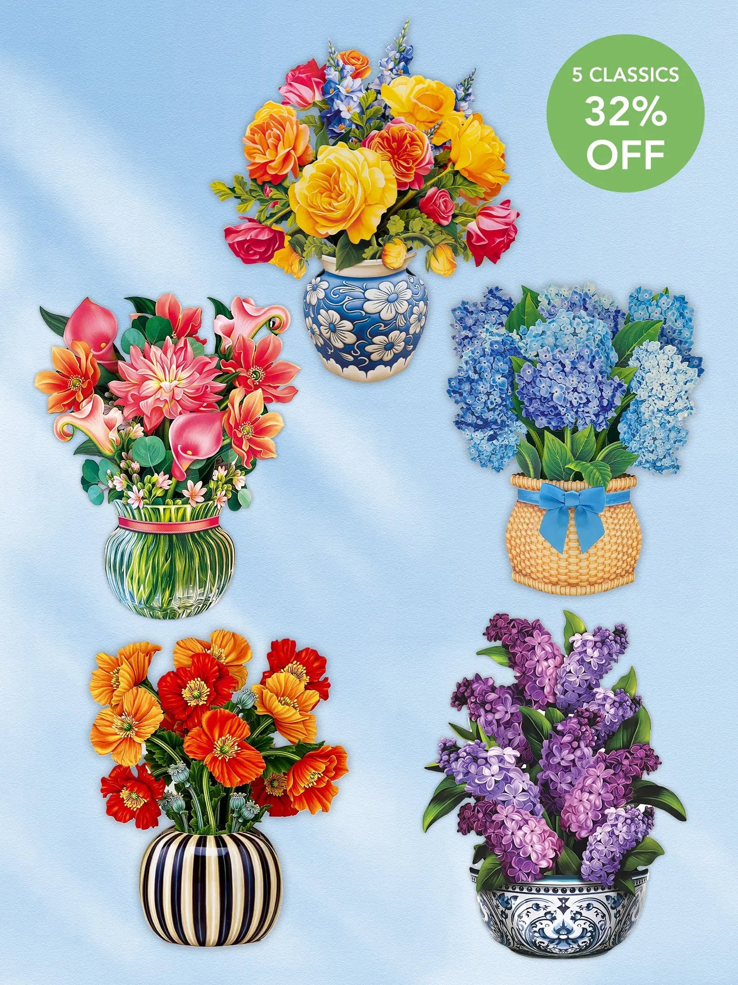 Classic Summer Blooms Bundle FreshCut Paper