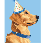 Birthday Golden Retriever Card Freshcut Paper